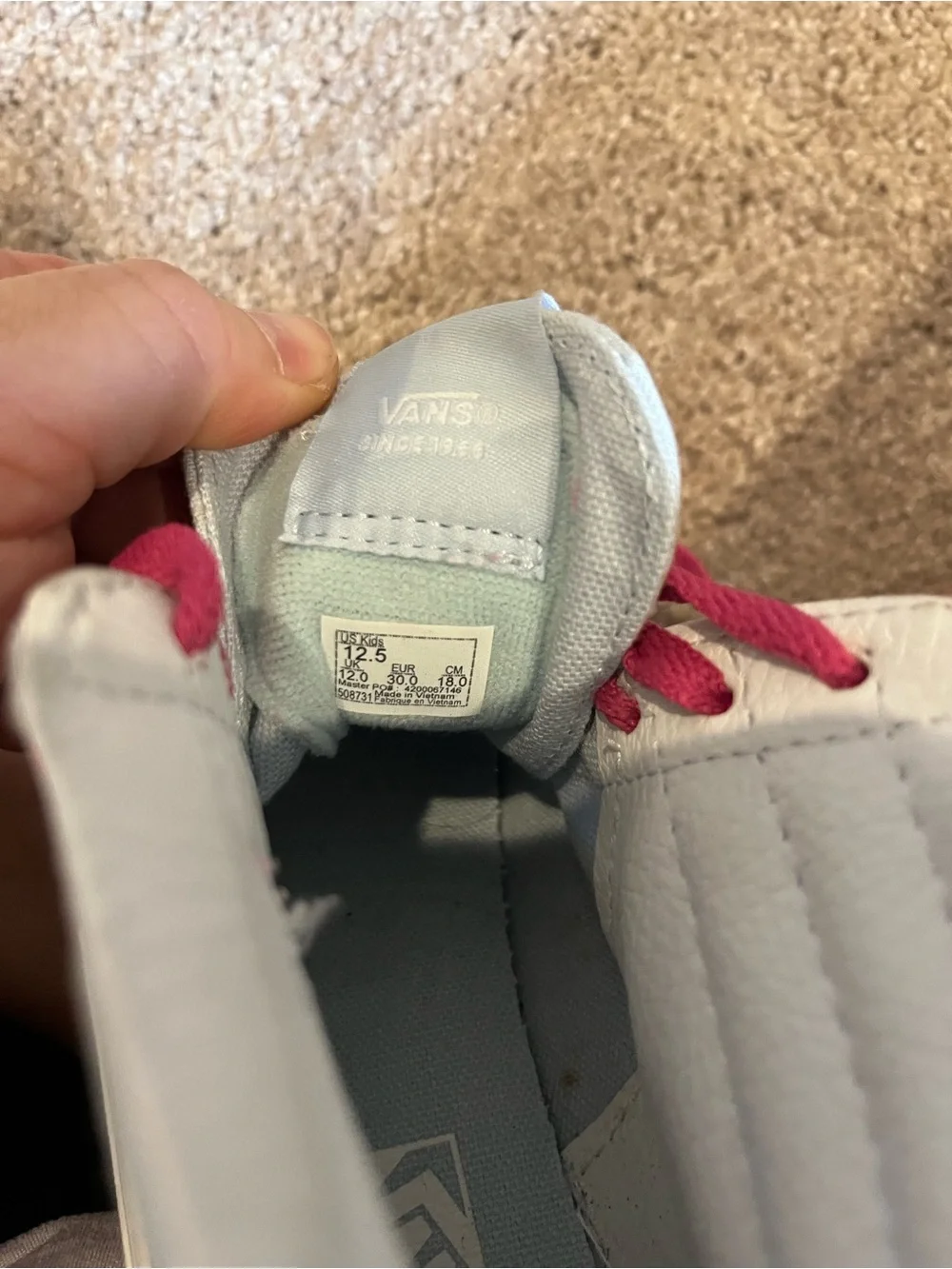 Vans Kids 12.5/12 lot